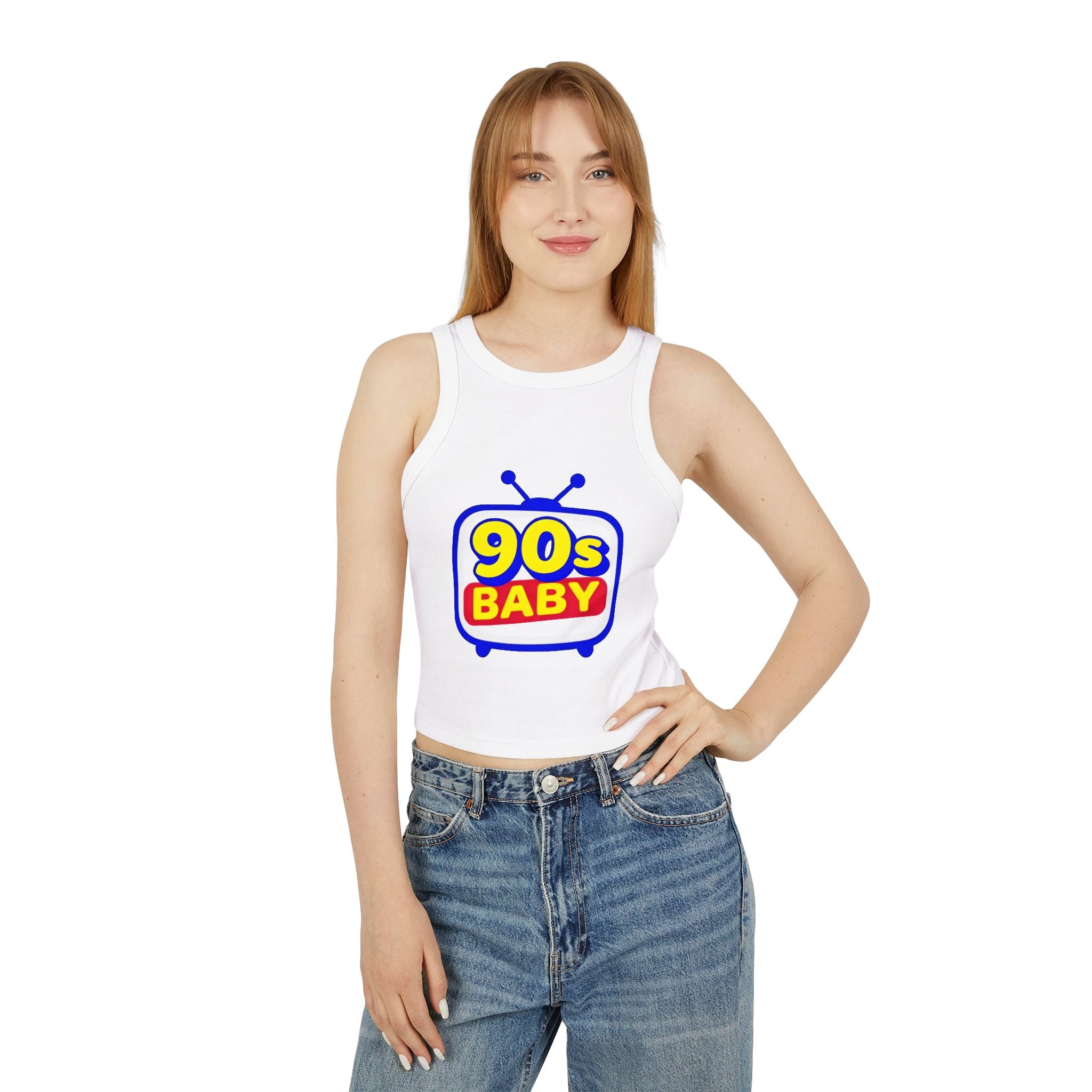 90s Baby Micro Rib Tank Top