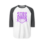 "Stay Dark" 3/4th Sleeve Raglan Shirt