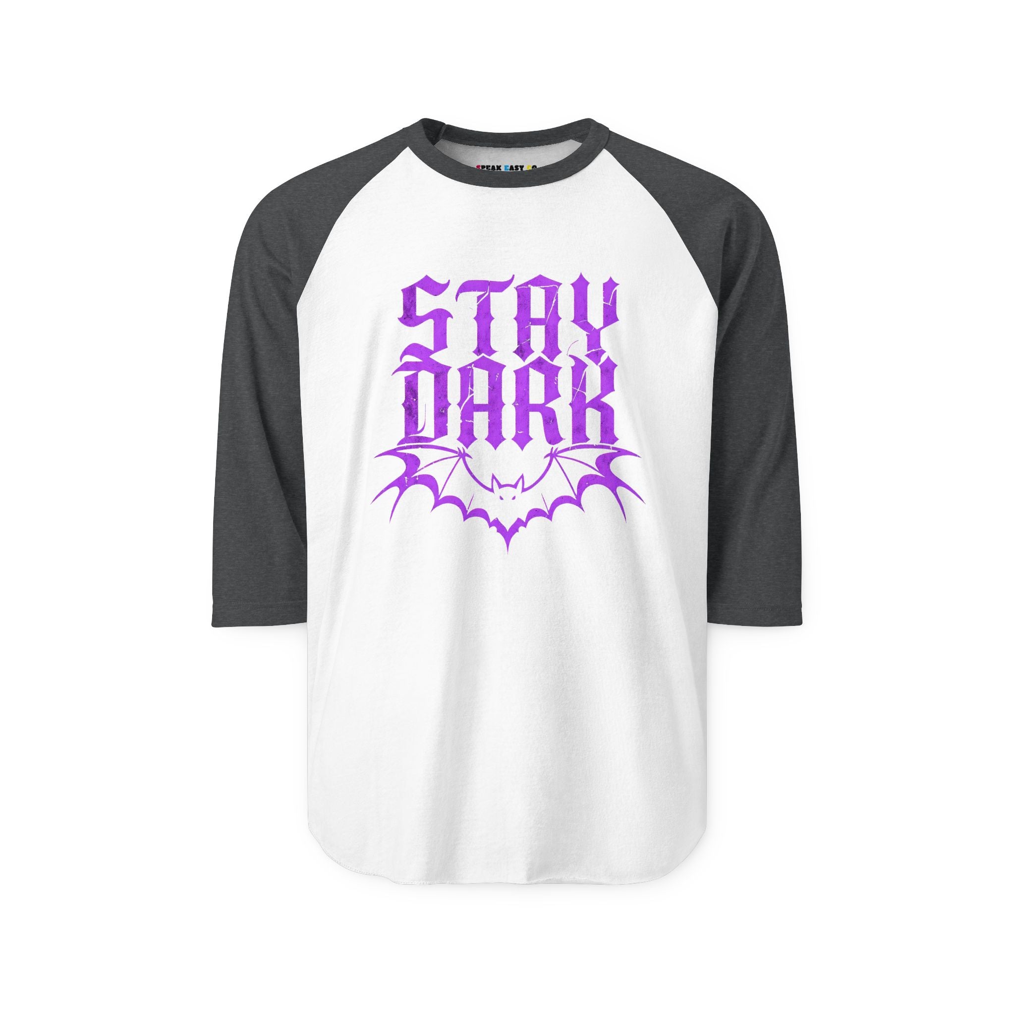 "Stay Dark" 3/4th Sleeve Raglan Shirt