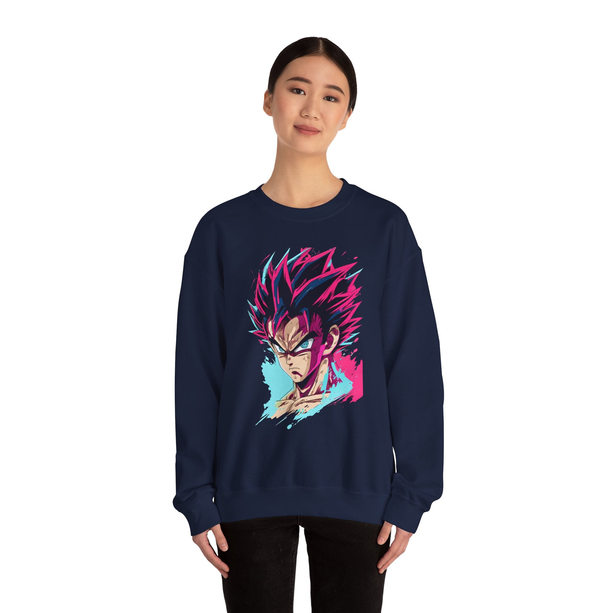 Anime-Inspired Crewneck Sweatshirt