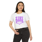 "Stay Dark" Cropped Tee
