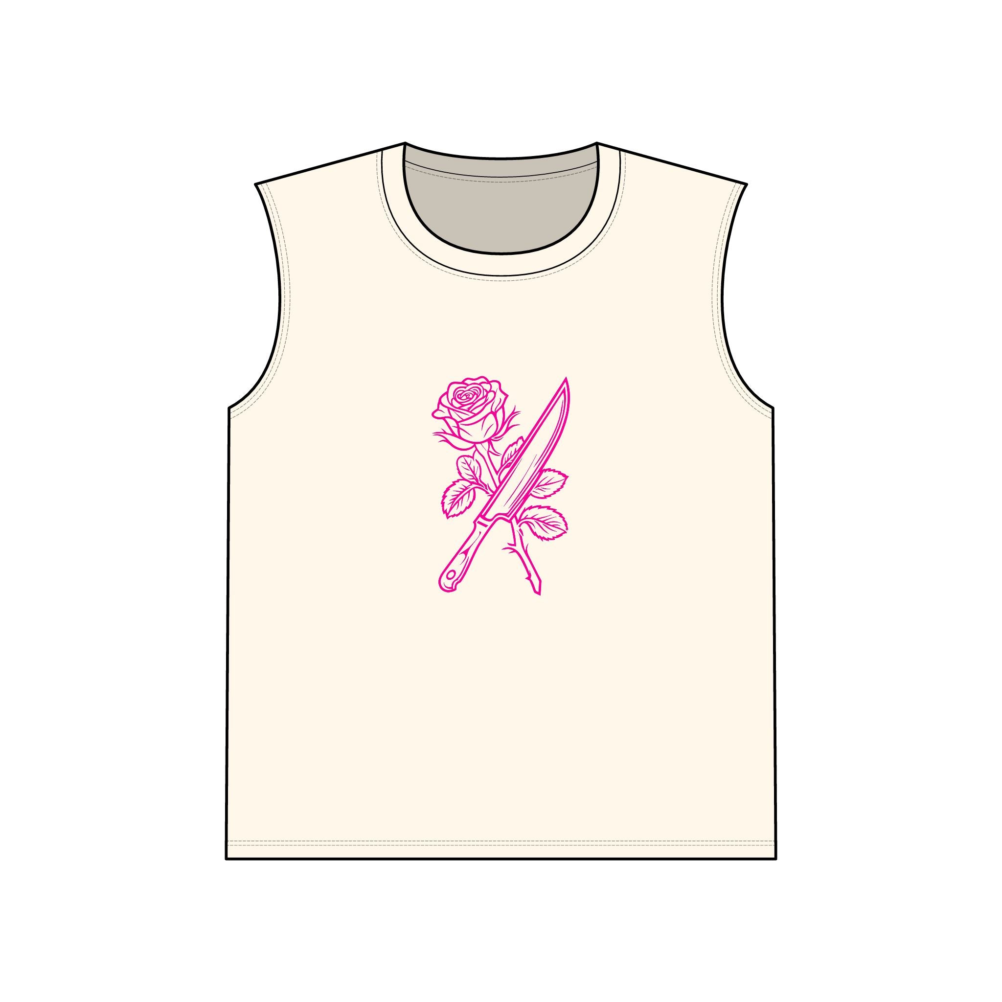 Rose & Knife Muscle Tank