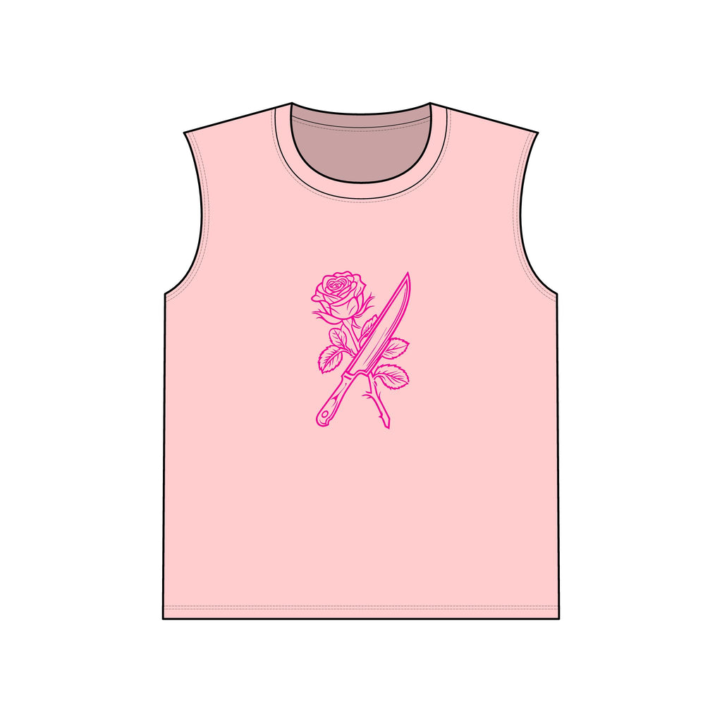 Rose & Knife Muscle Tank