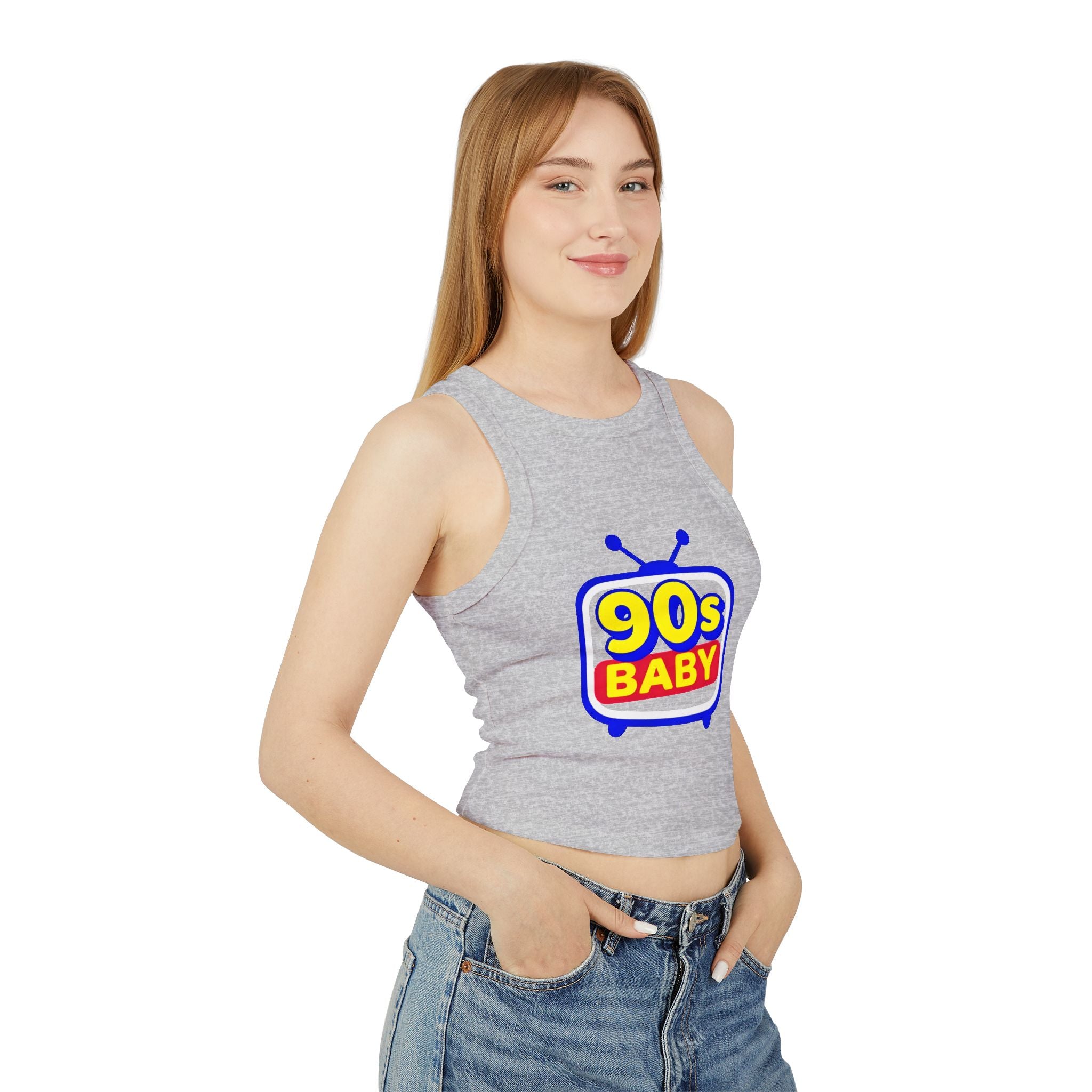 90s Baby Micro Rib Tank Top