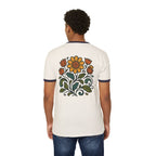 Retro Floral Ringer T-Shirt | Groovy