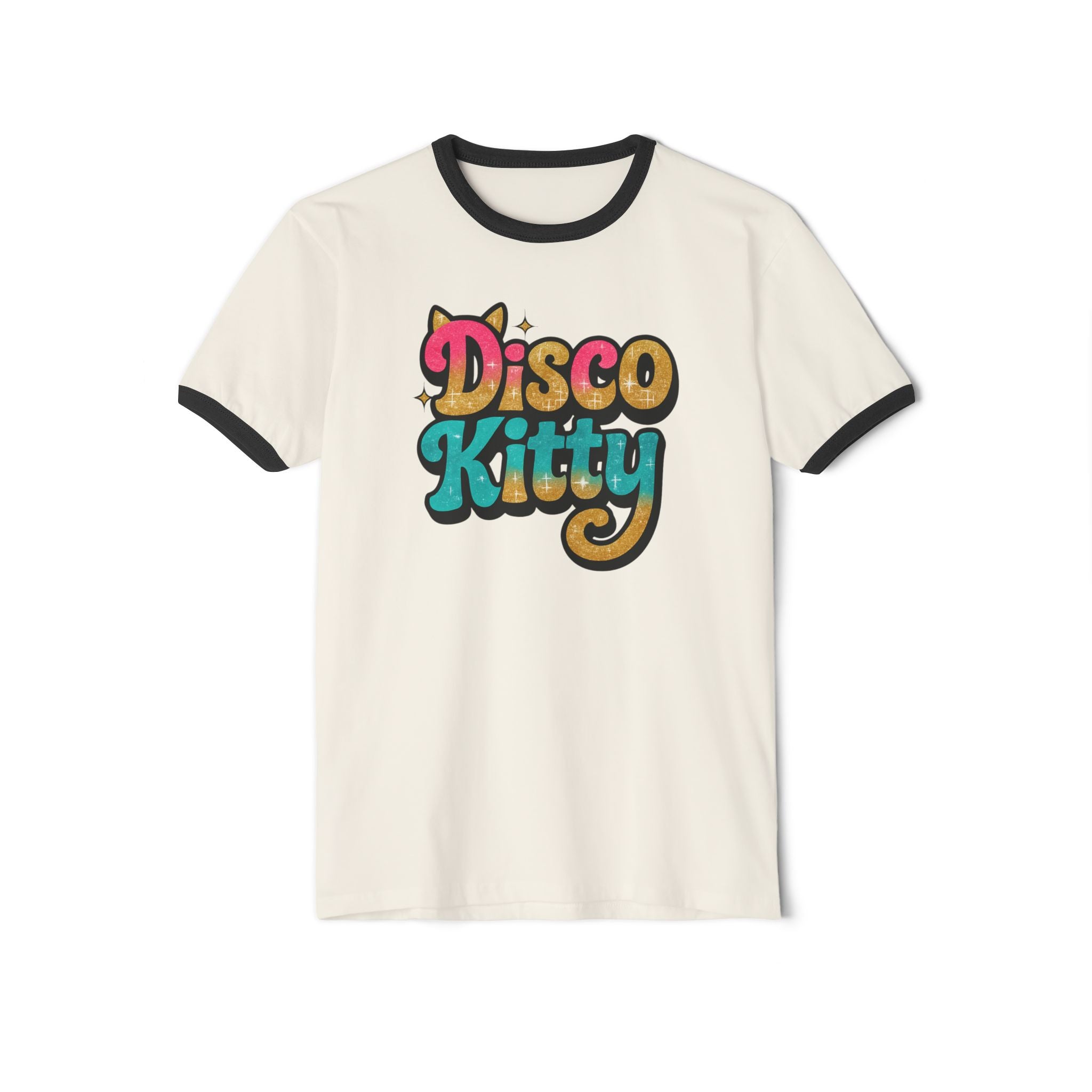 Ringer Tee-Disco Kitty