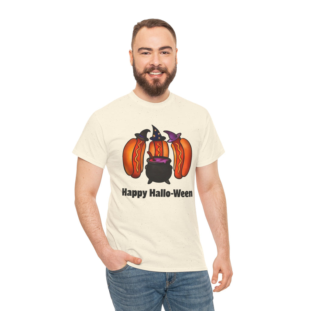 "Happy Hallo-Ween" Hotdog Witches Tee