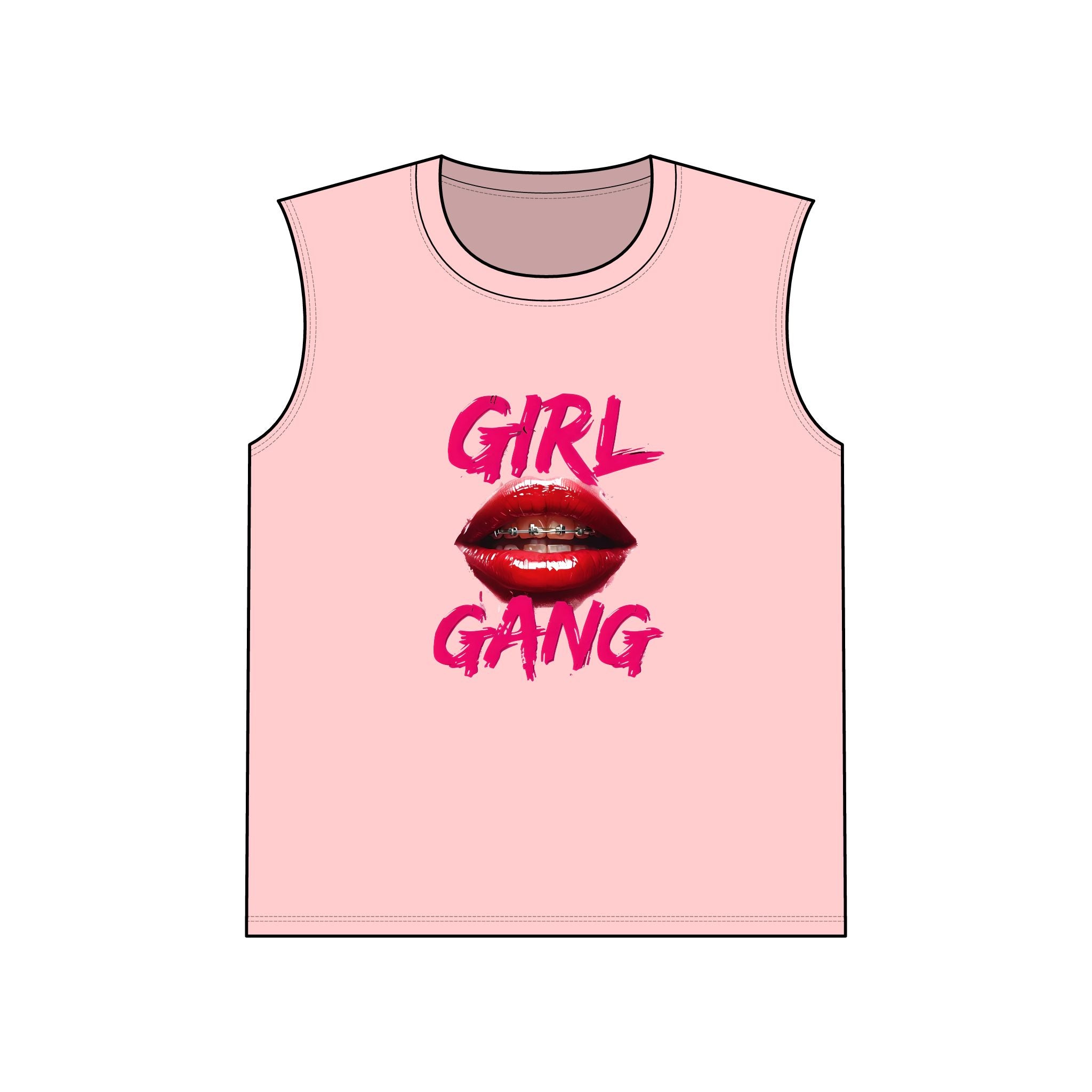 "Girl Gang" Muscle Tank