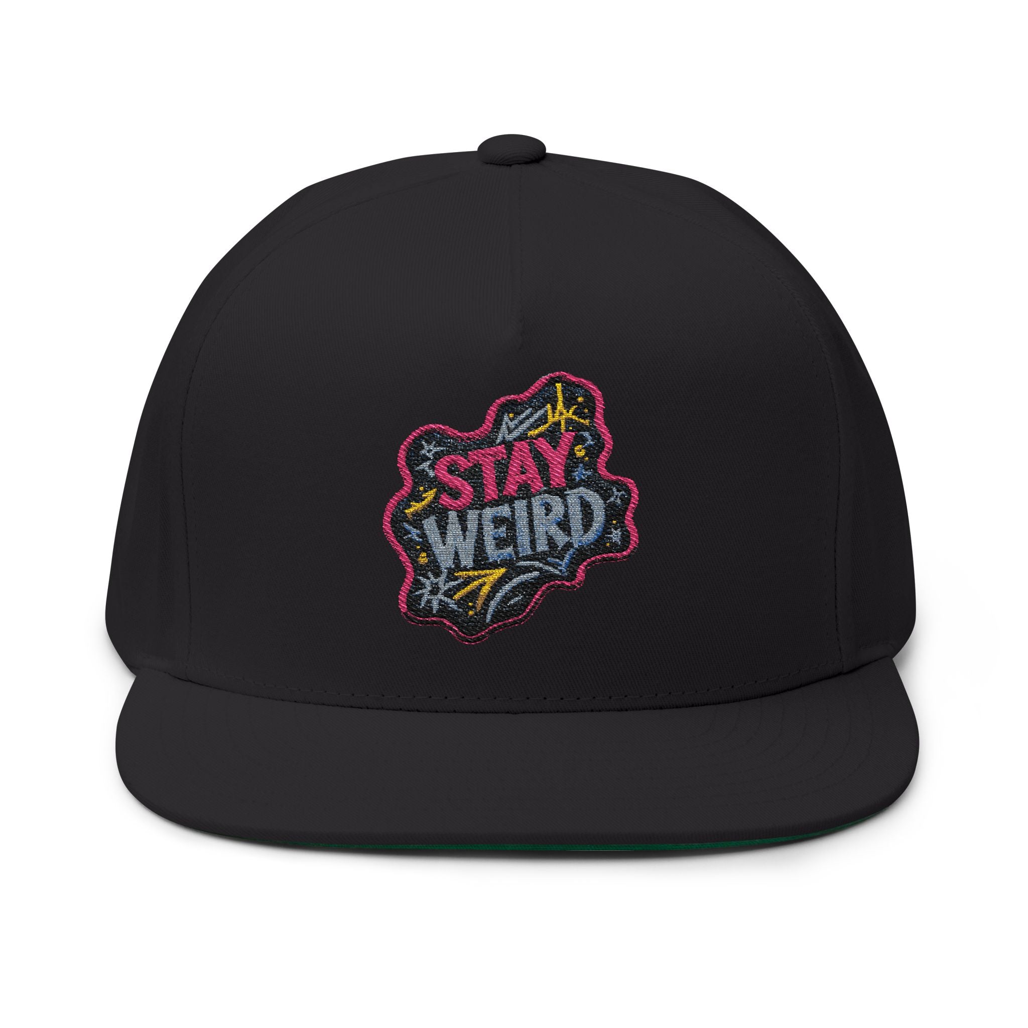 Stay Weird Flat Bill Cap