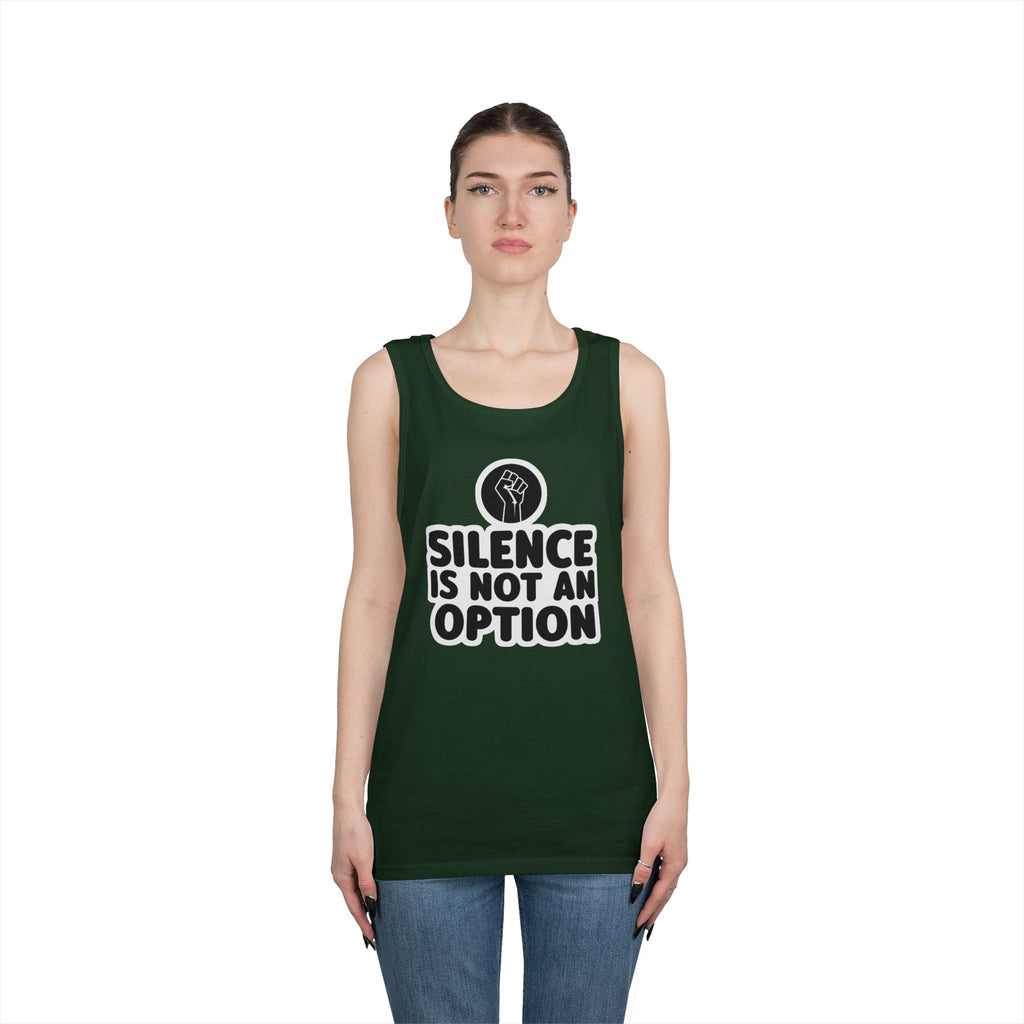 Protest Statement Tank Top - Unisex Heavy Cotton Tee, Activism Apparel, Gift for Advocates, Everyday Wear, Equality Message