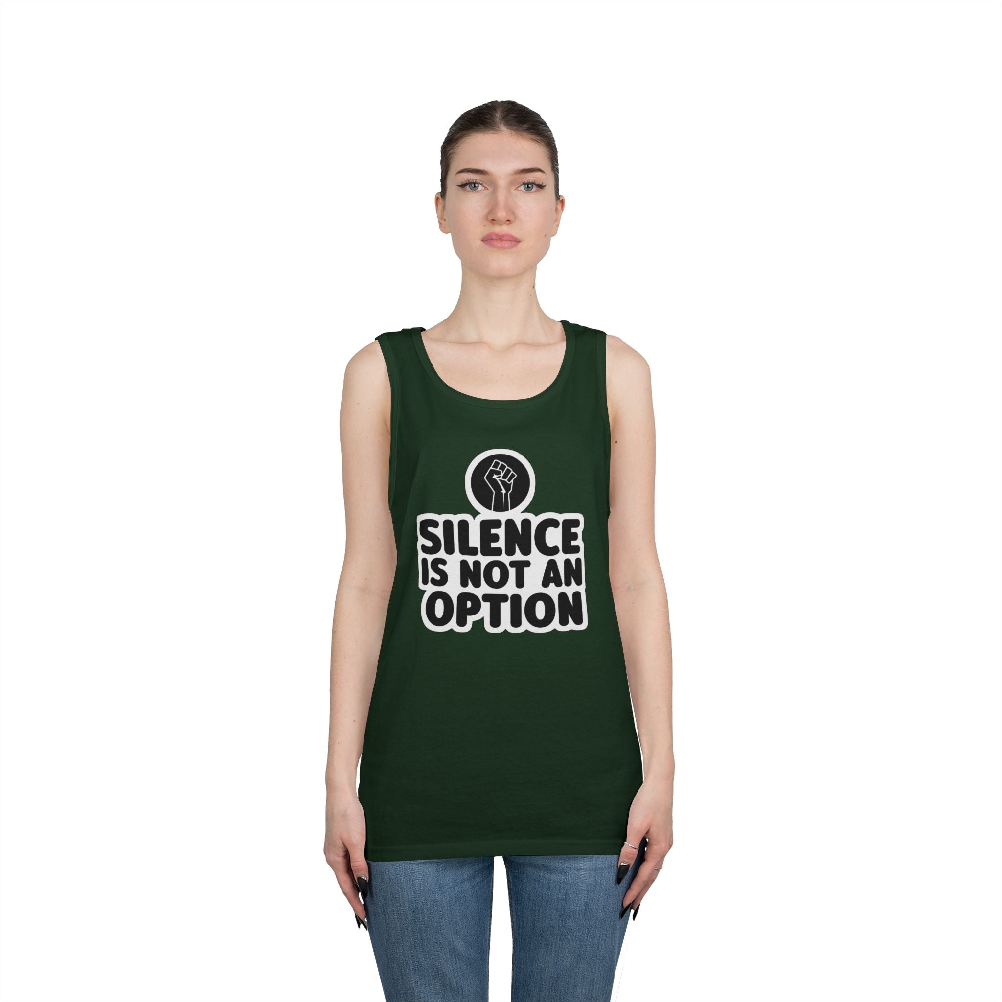 Protest Statement Tank Top - Unisex Heavy Cotton Tee, Activism Apparel, Gift for Advocates, Everyday Wear, Equality Message