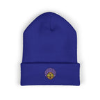 Afro Embroidered Cuffed Beanie