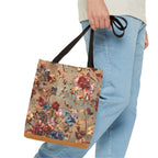 Floral Print Tote Bag