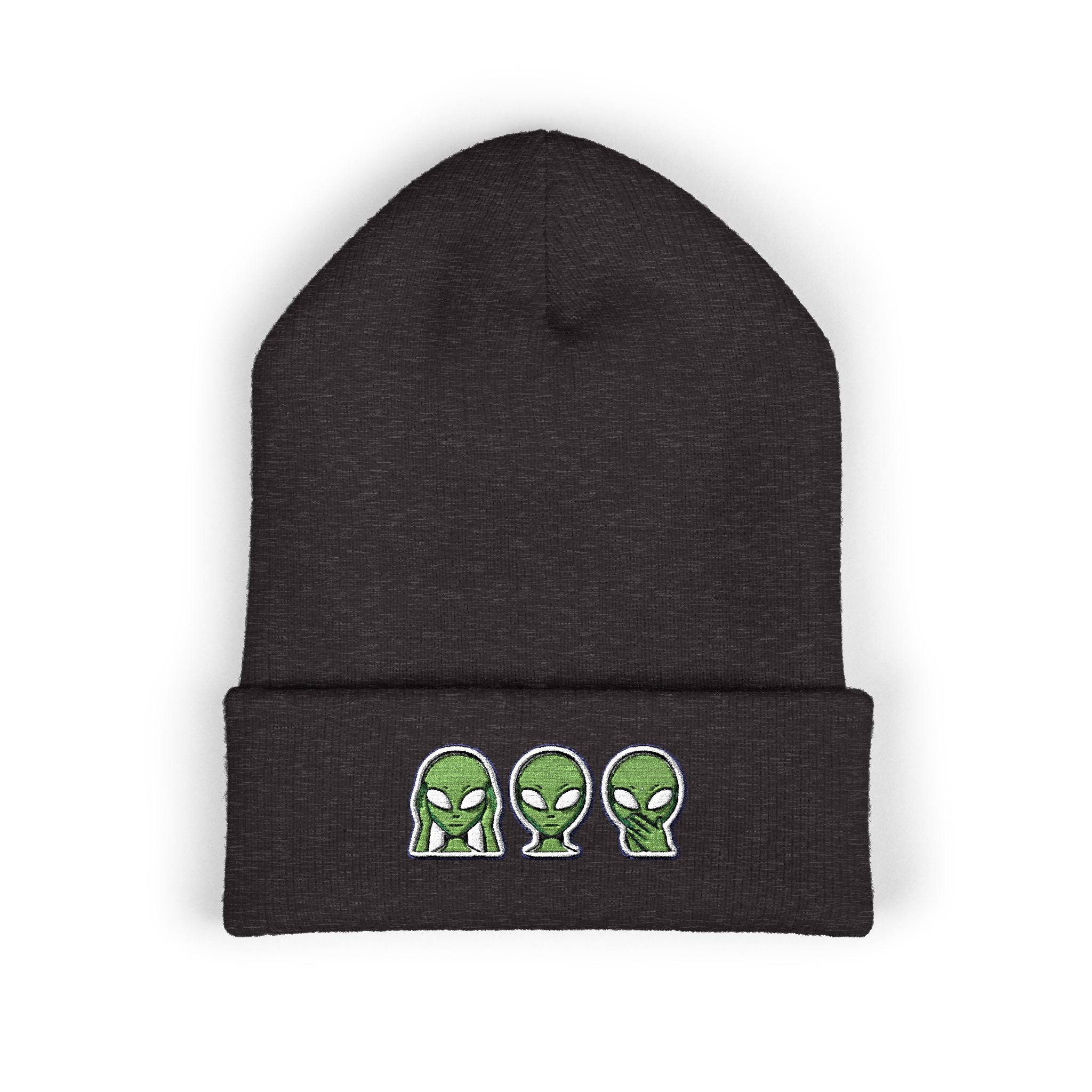 Aliens Embroidered Classic Cuffed Beanie