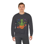 Galactic Alien Crewneck Sweatshirt