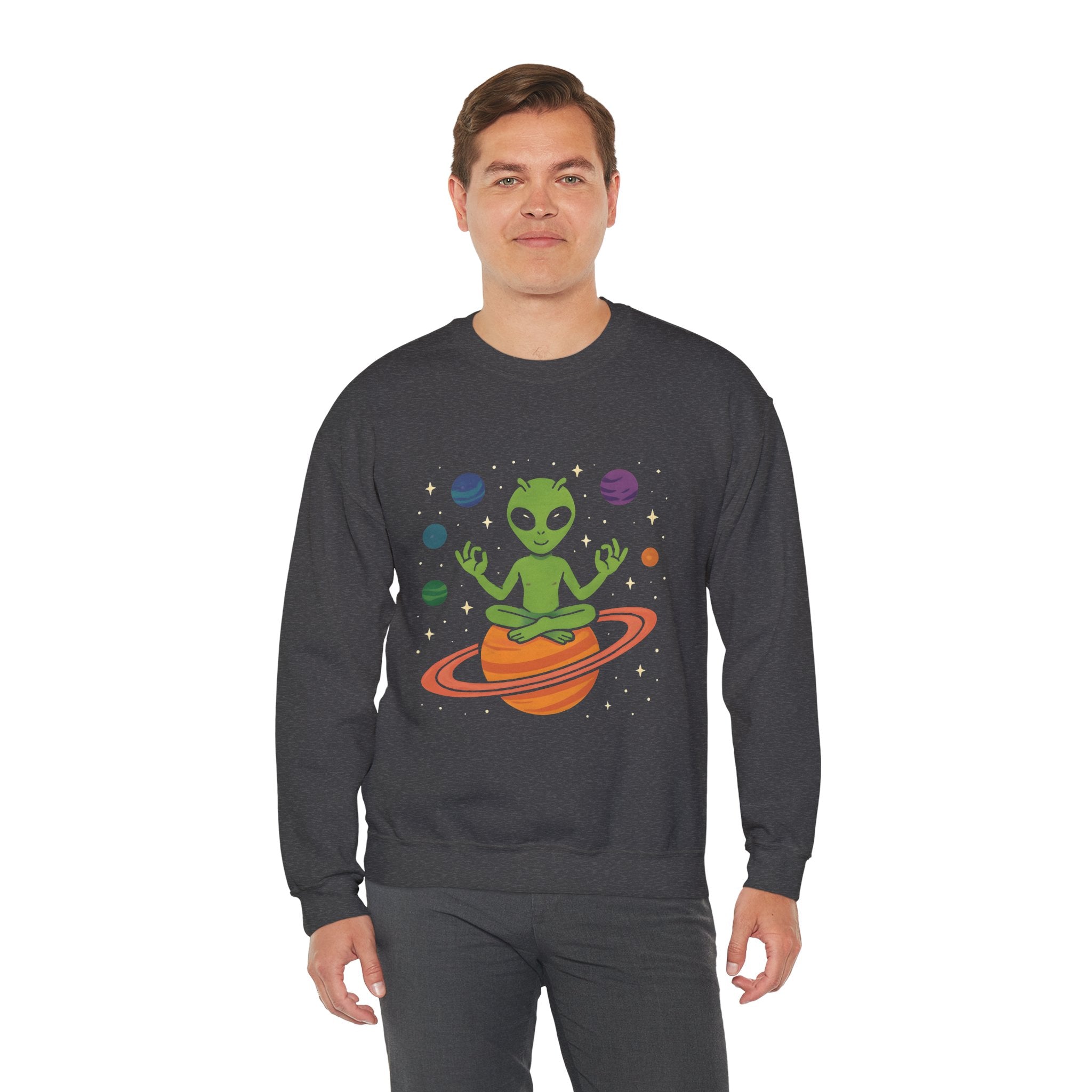Galactic Alien Crewneck Sweatshirt