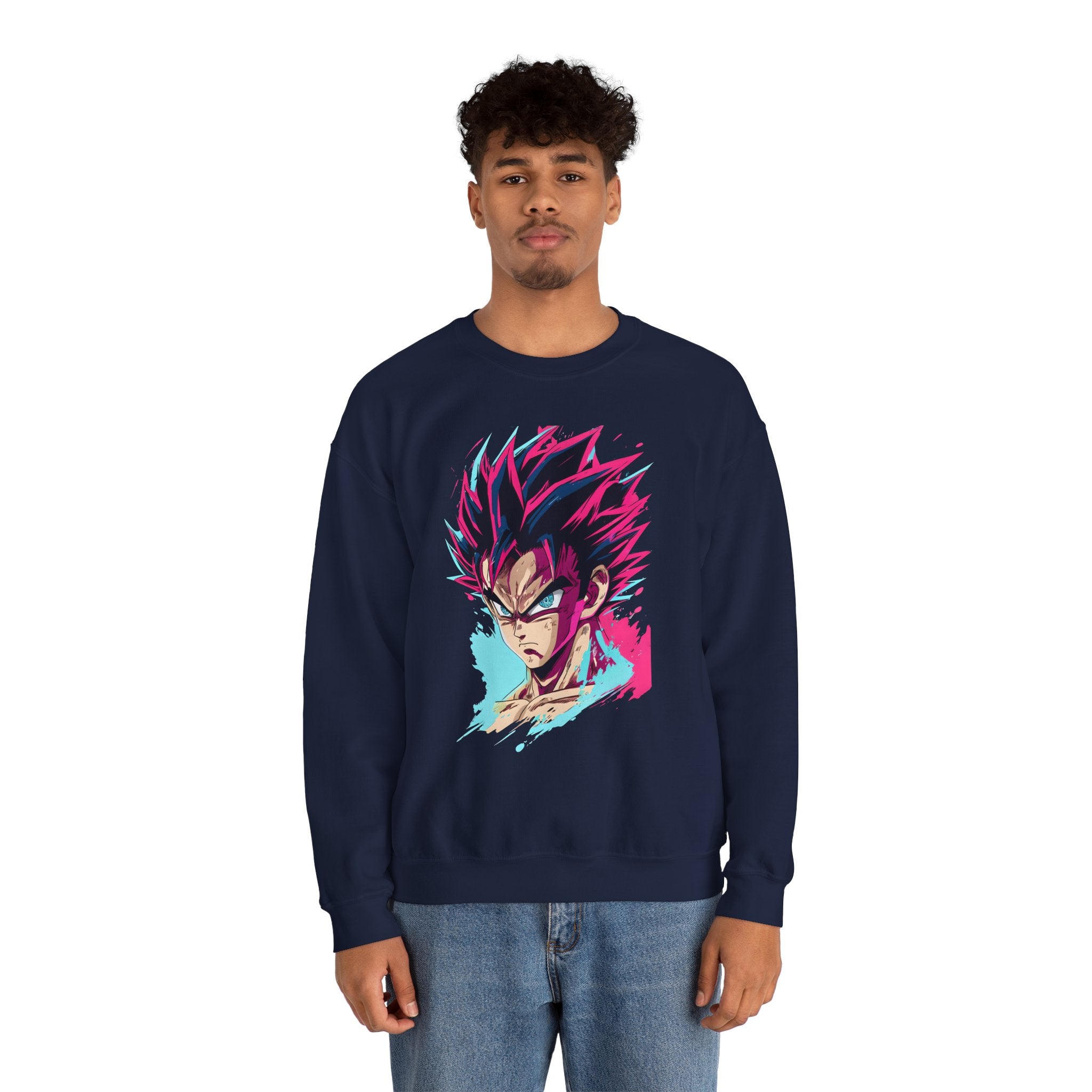 Anime-Inspired Crewneck Sweatshirt