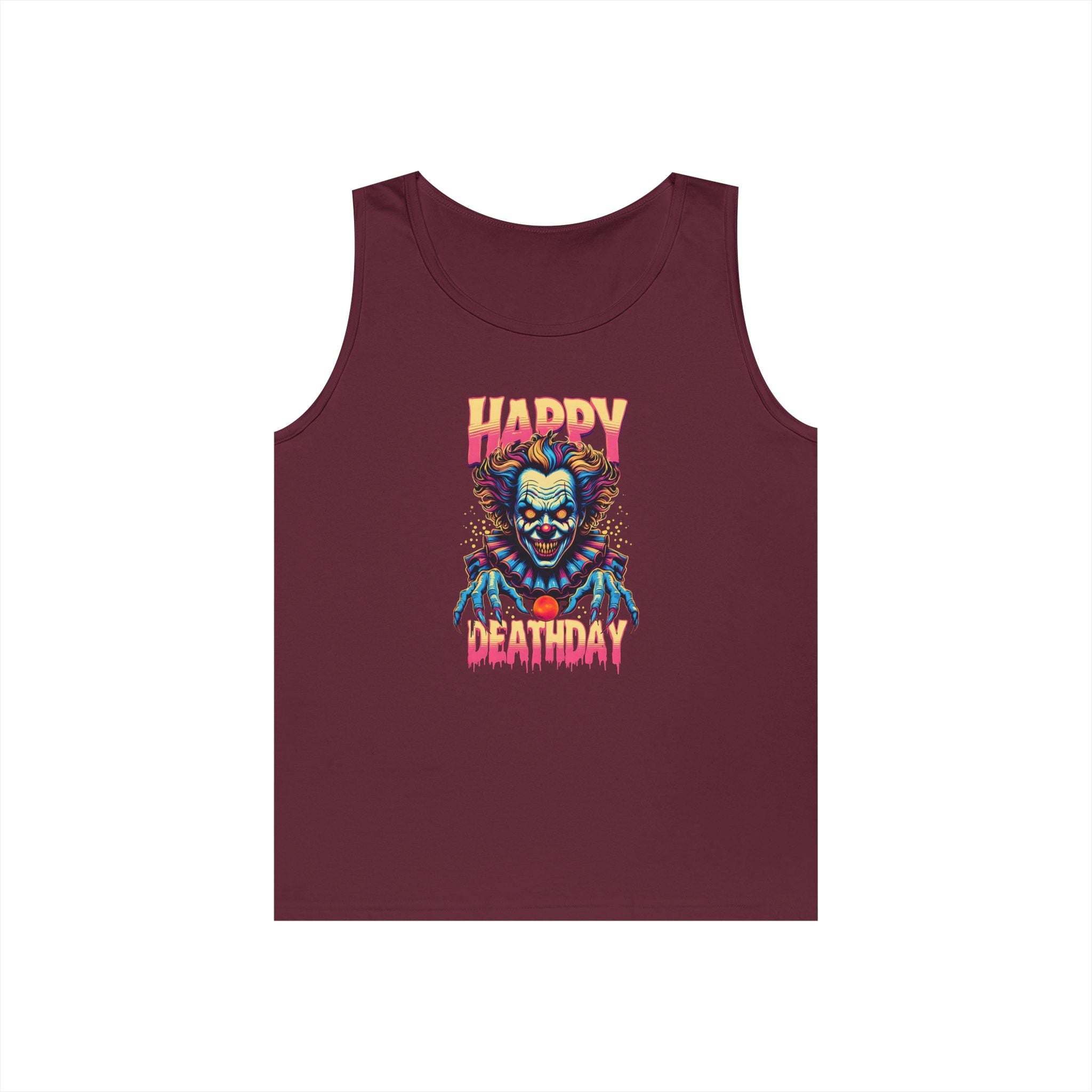 "Happy Deathday" Clown Tank