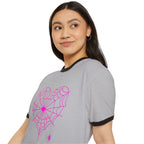 Spiderweb Heart Ringer Tee