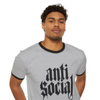 Anti-Social Ringer T-Shirt
