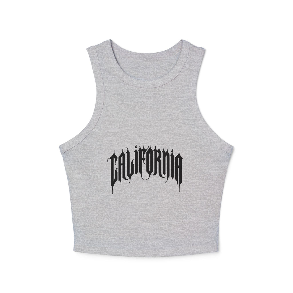 California Cropped Racer Tank