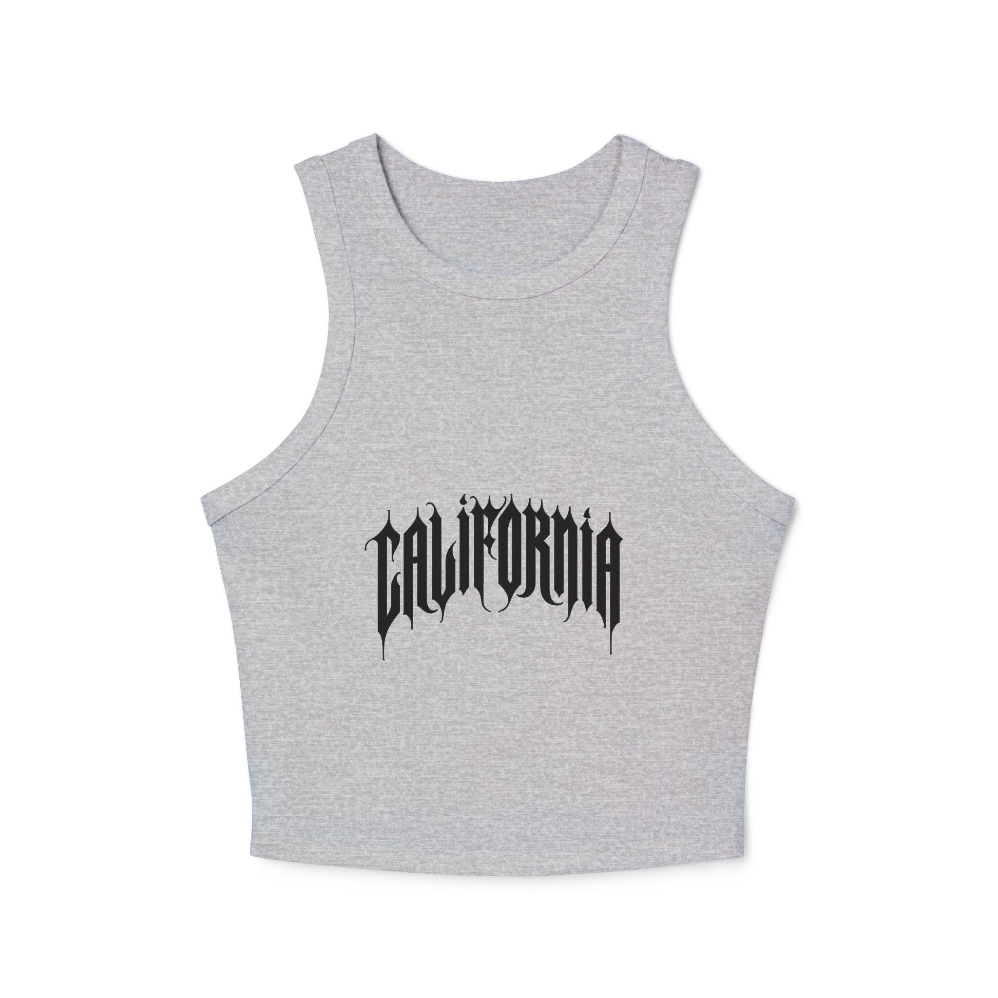 California Cropped Racer Tank