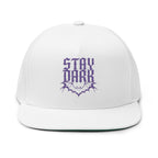 "Stay Dark" Embroidered Flat Bill Cap
