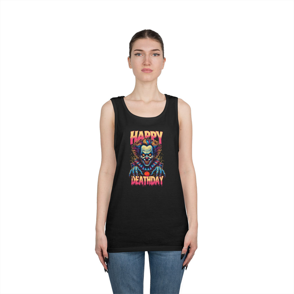 "Happy Deathday" Clown Tank