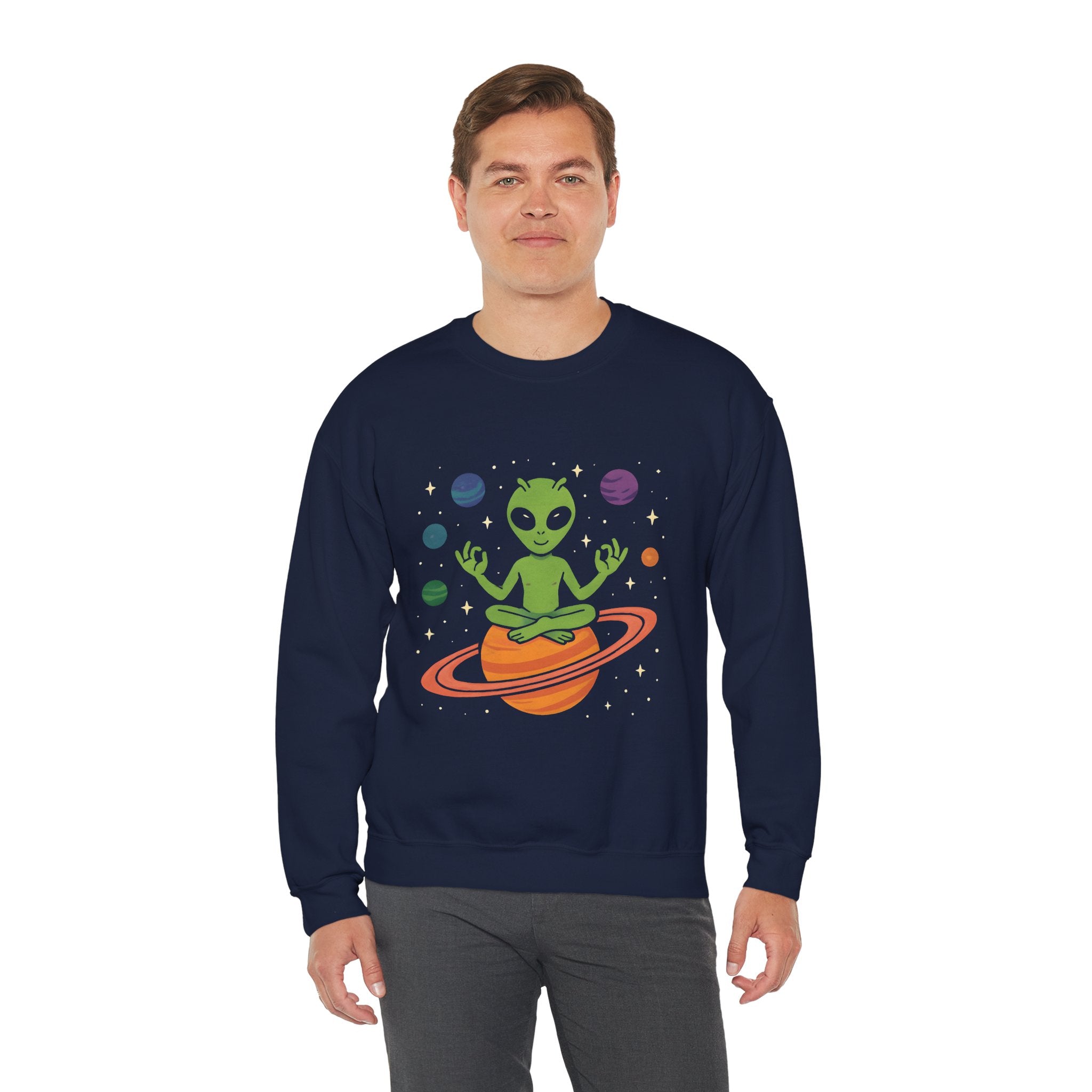 Galactic Alien Crewneck Sweatshirt