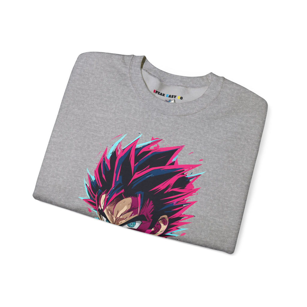 Anime-Inspired Crewneck Sweatshirt