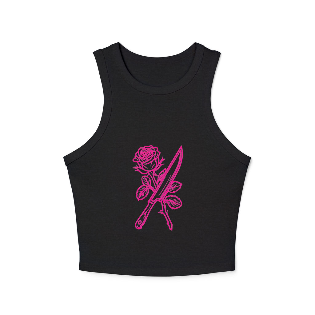 Rose & Knife Cropped Tank