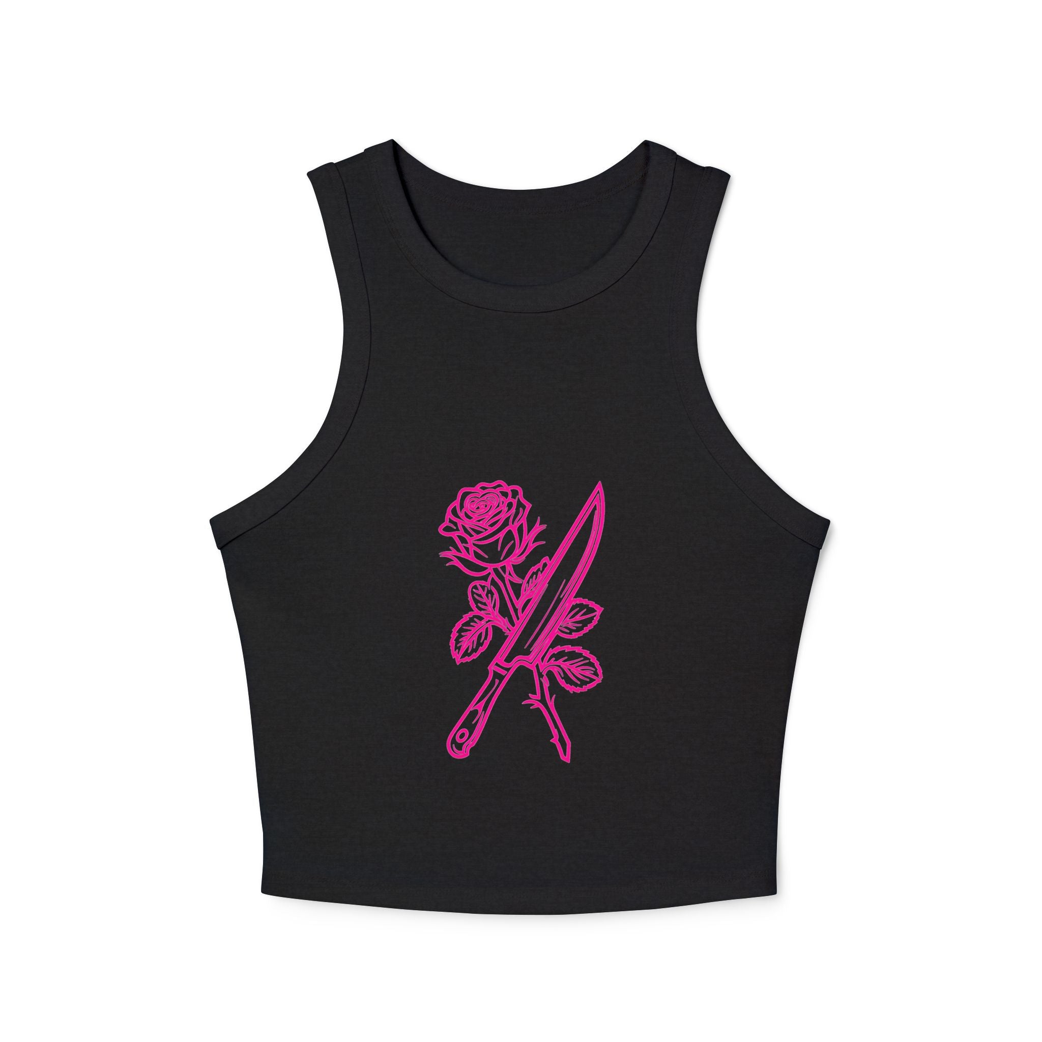 Rose & Knife Cropped Tank