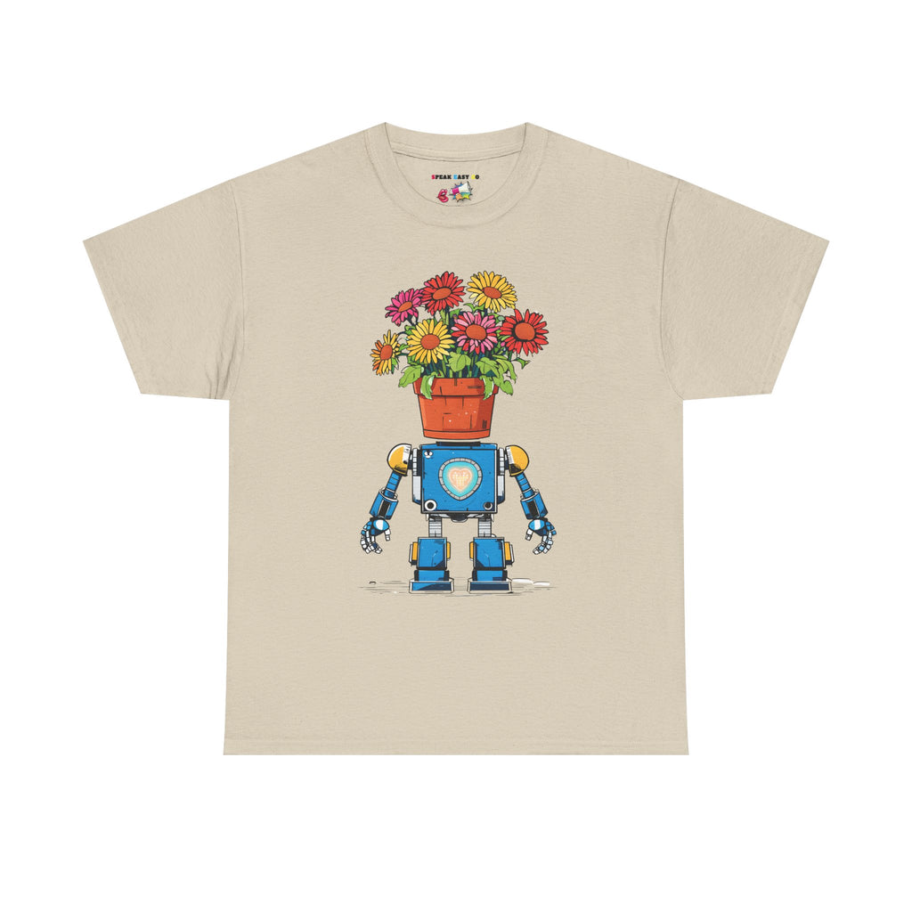 Robot Flower Power Tee