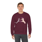 Skeleton Hand Heart Crewneck Sweatshirt
