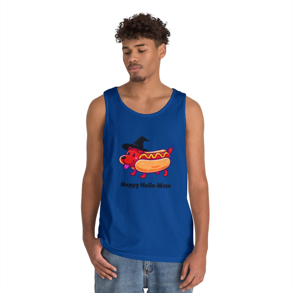 "Happy Hallo-Ween" Hotdog Costume Tank