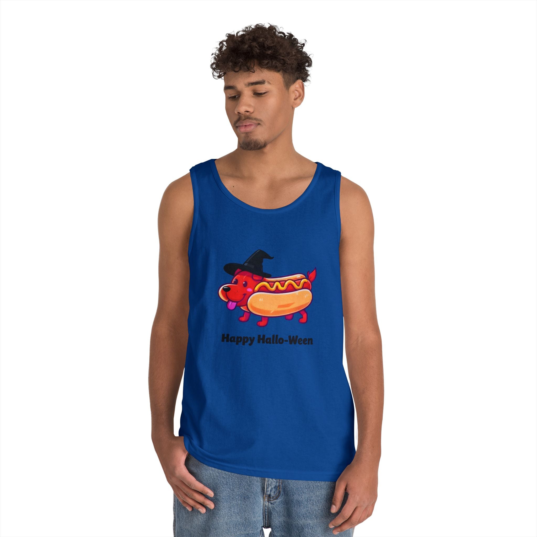"Happy Hallo-Ween" Hotdog Costume Tank