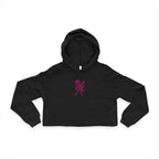 Rose & Knife Cropped Hoodie