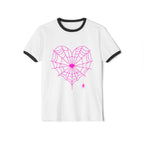 Spiderweb Heart Ringer Tee