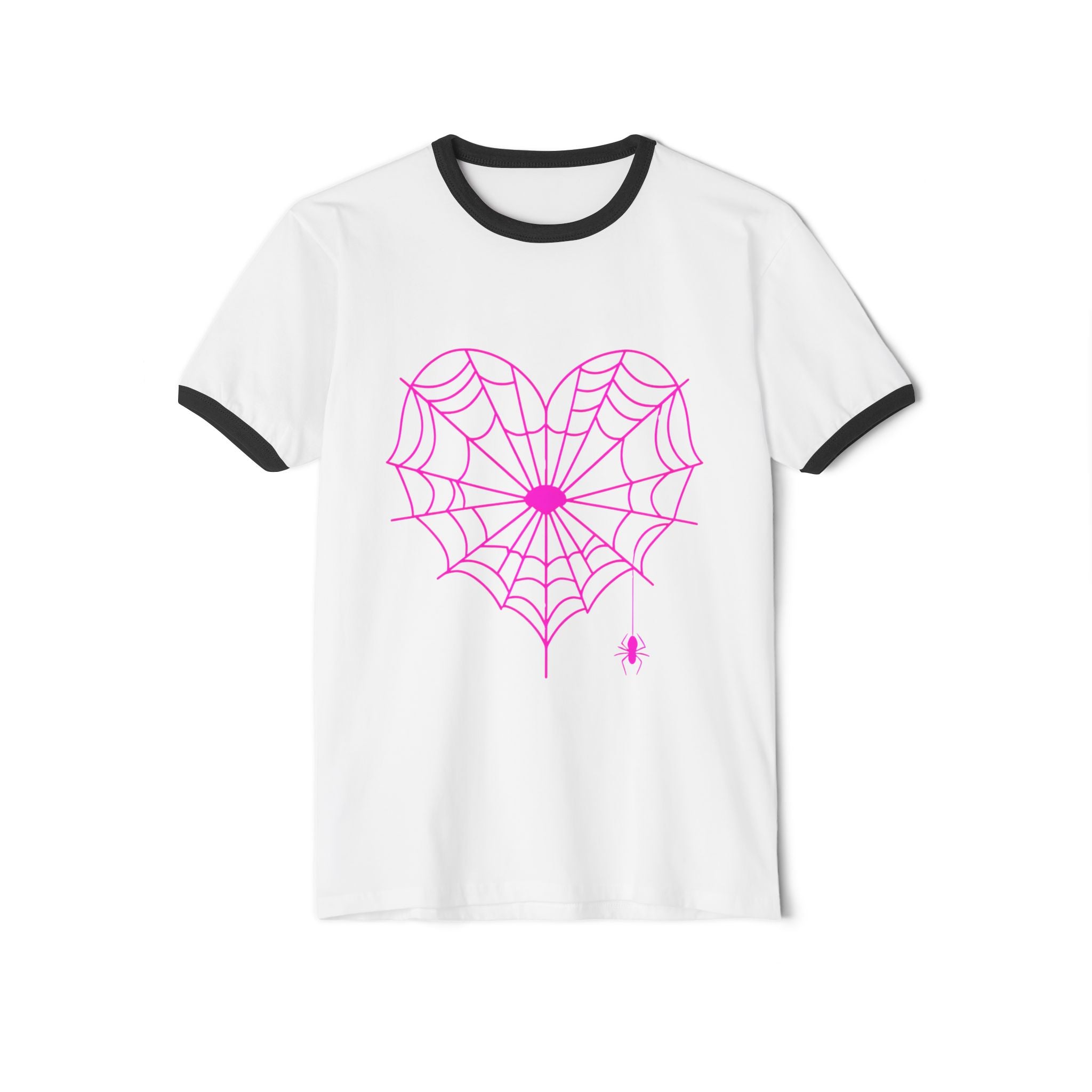 Spiderweb Heart Ringer Tee