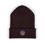 Afro Embroidered Cuffed Beanie