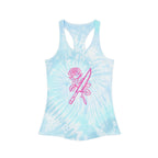 Rose & Knife Tie-Dye Racerback Tank