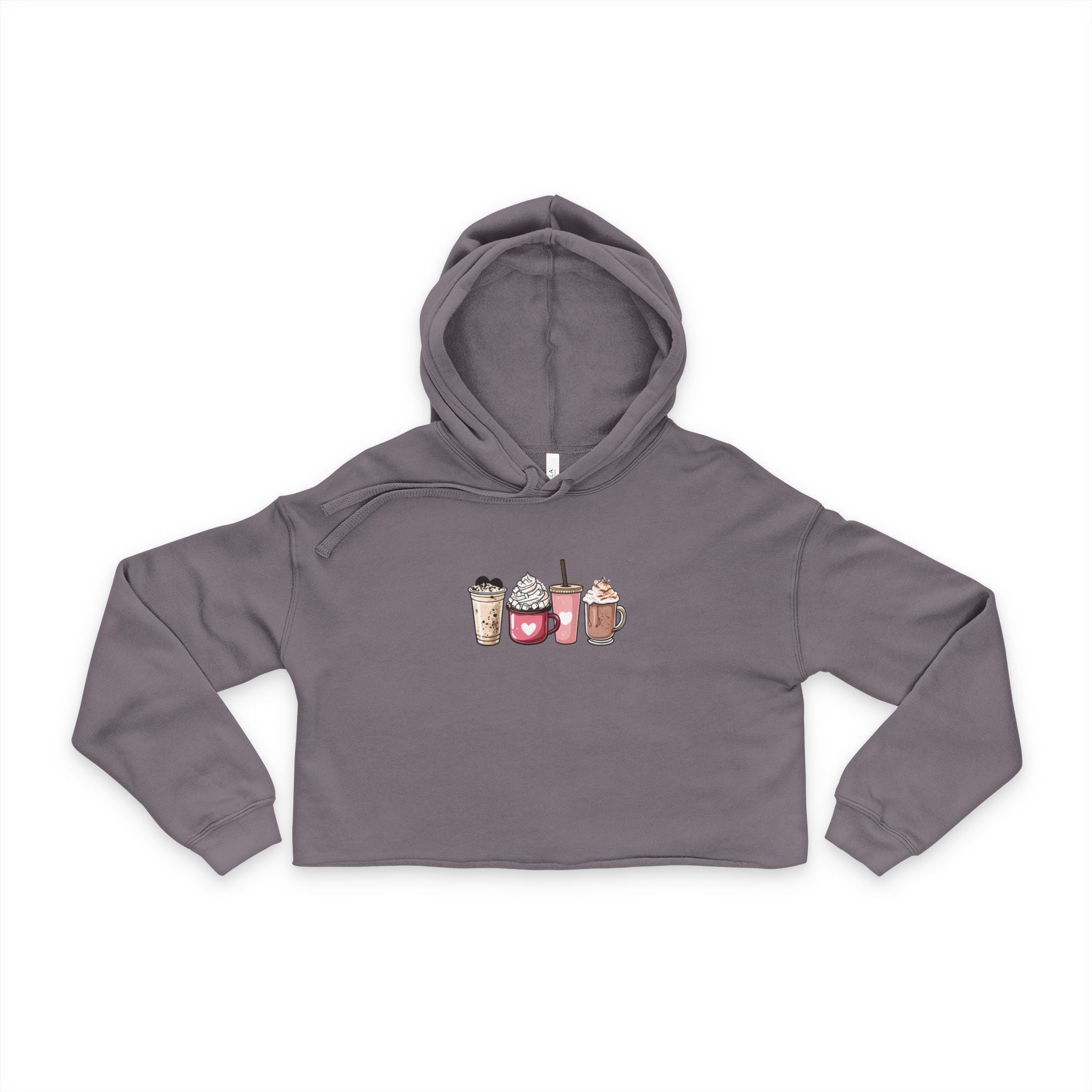 Coffee Lovers Cropped Hoodie