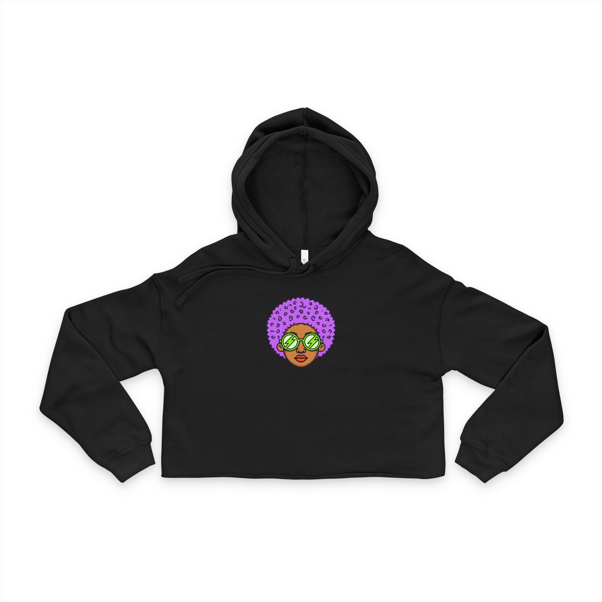 Afro Cropped Hoodie