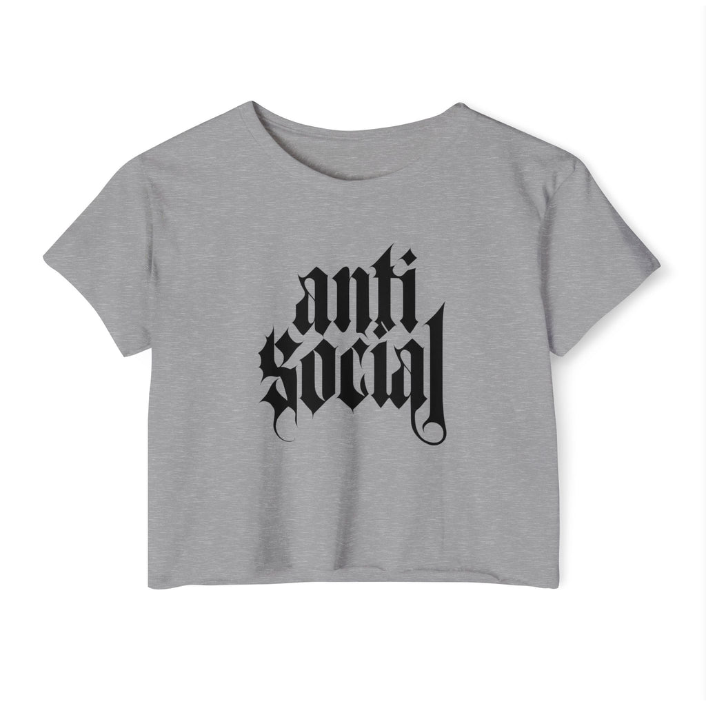 Anti-Social Crop Top