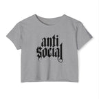 Anti-Social Crop Top