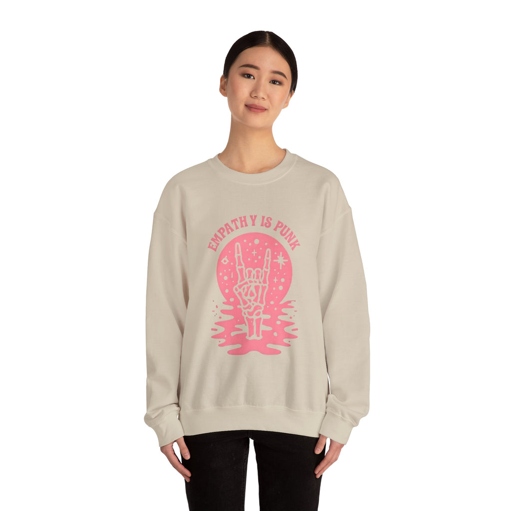 "Empathy Is Punk" Crewneck Sweatshirt