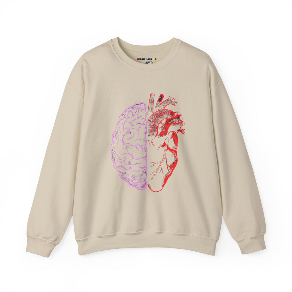 Heart & Brain Crewneck Sweatshirt