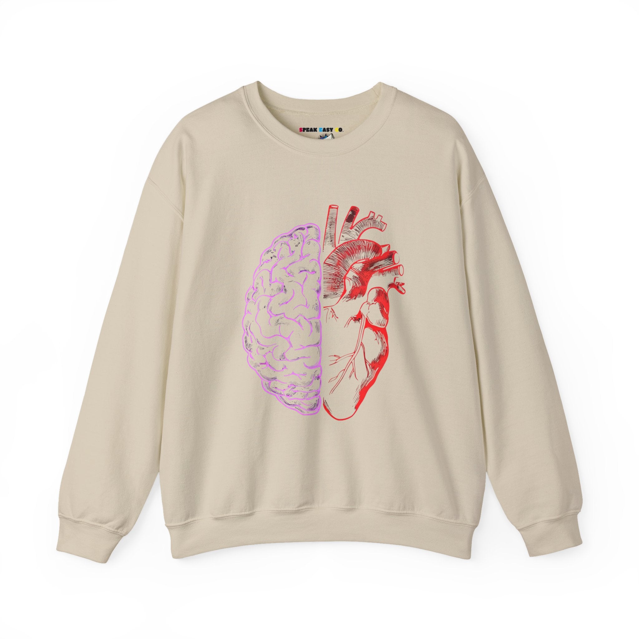 Heart & Brain Crewneck Sweatshirt