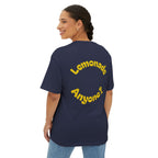 Humorous Oversized Tee - Squeeze Me, Lemonade Anyone?
