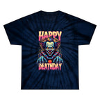 "Happy Deathday" Clown Tie-Dye Tee